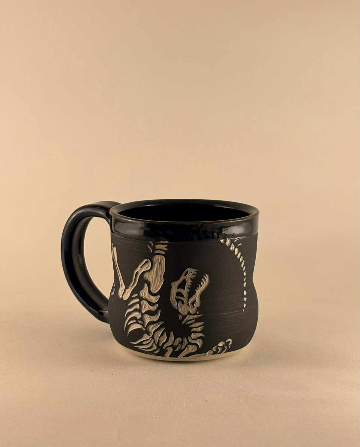 Hand-Carved Gothic Mugs