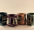 Hand-Carved Black Cat Mug