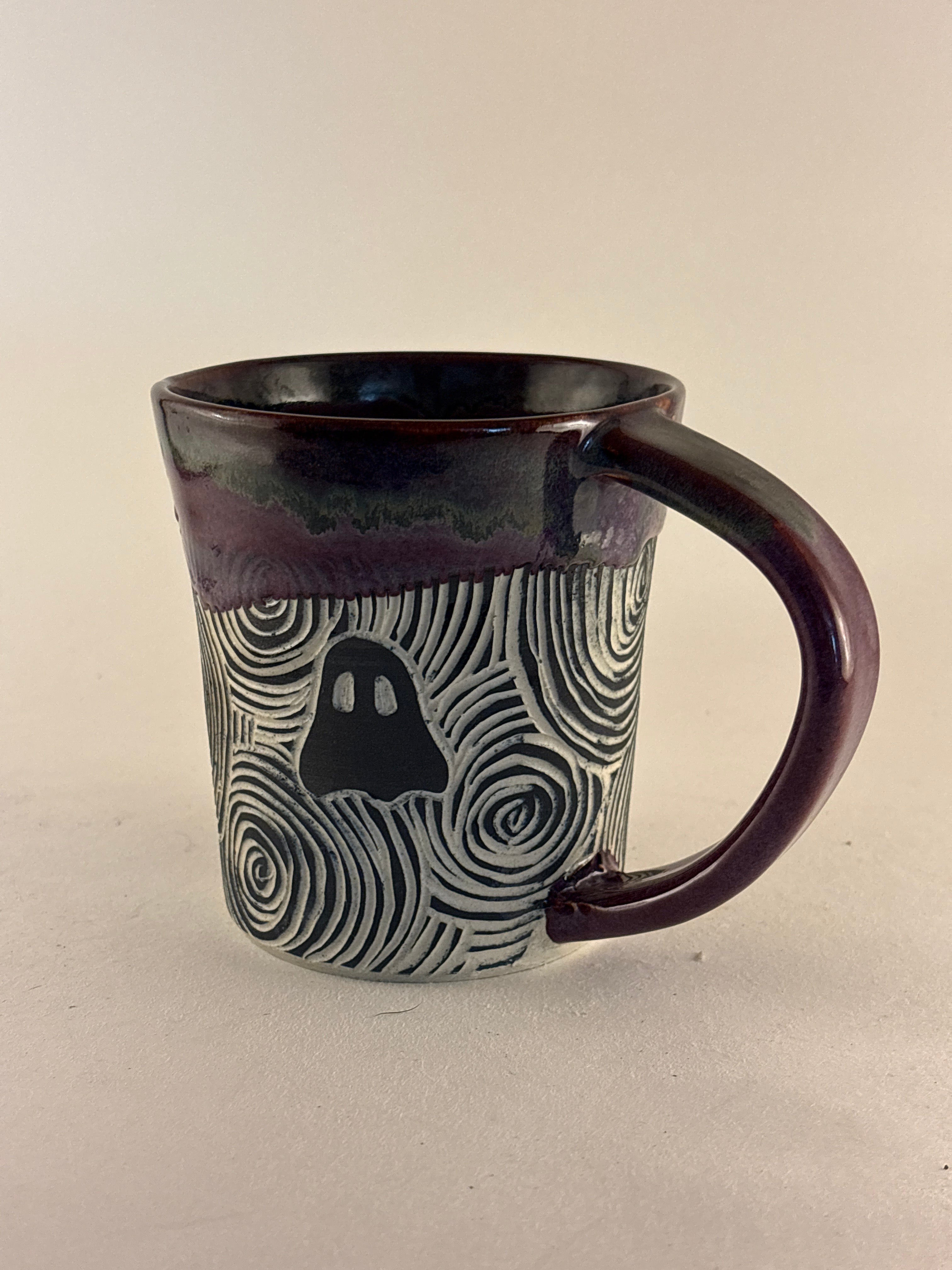 Hand-Carved Gothic Mugs