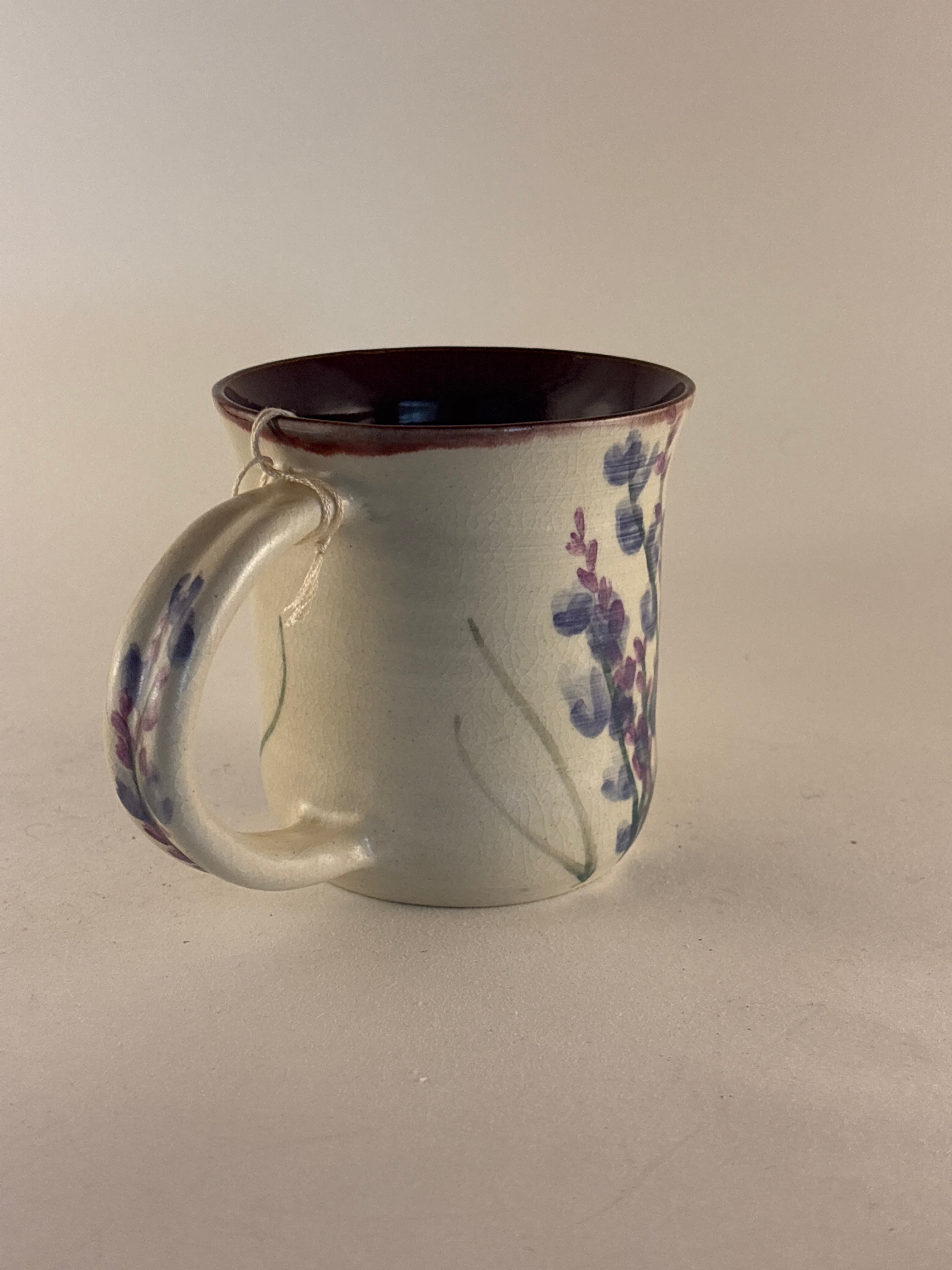 Hand-painted Lavender Mugs & Cups