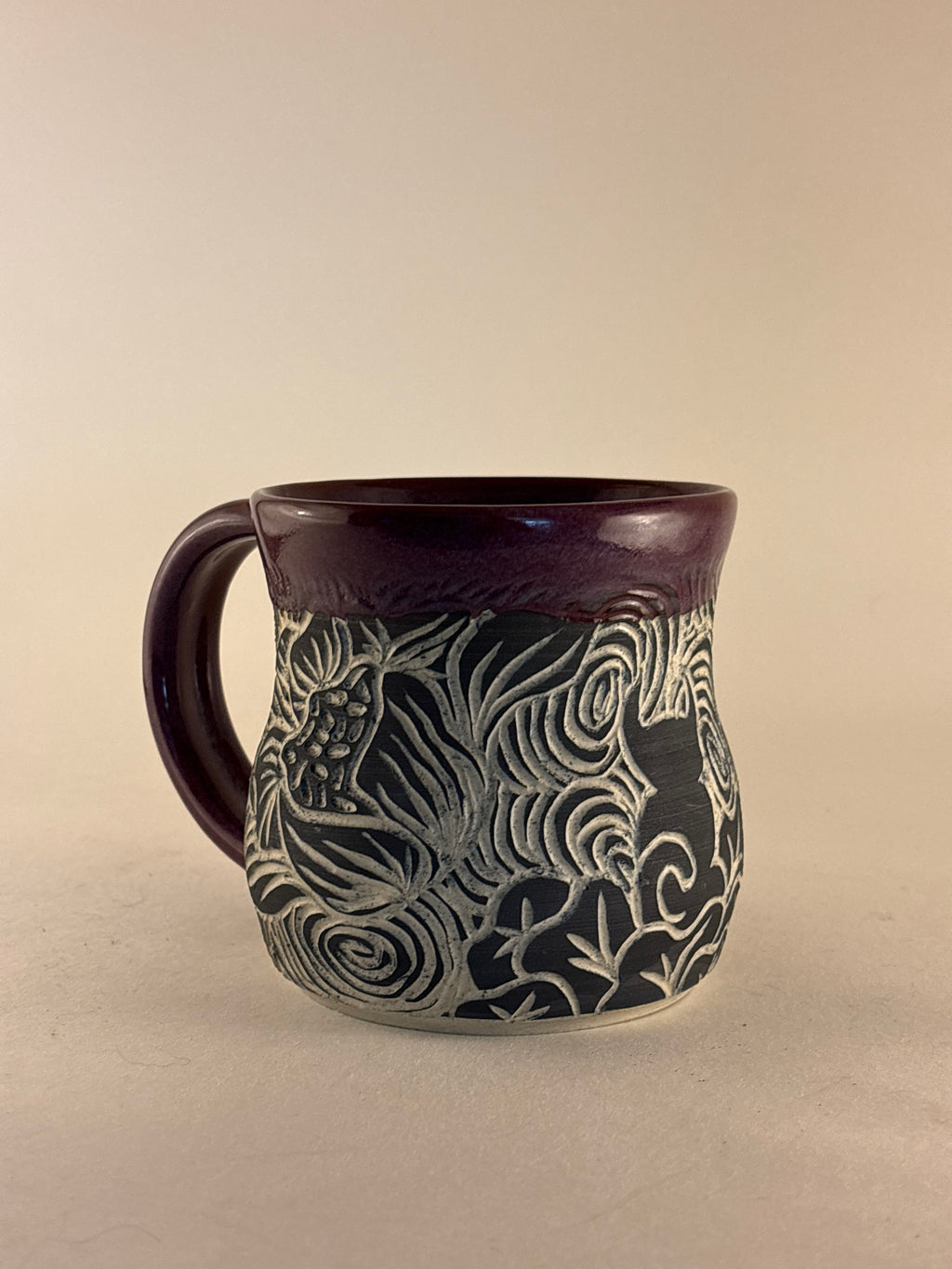 Hand-Carved Gothic Mugs