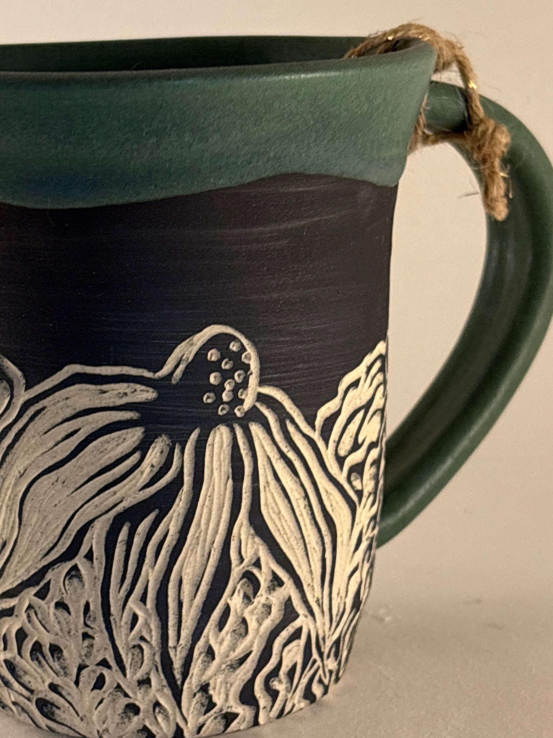 Hand-Carved Gothic Mugs