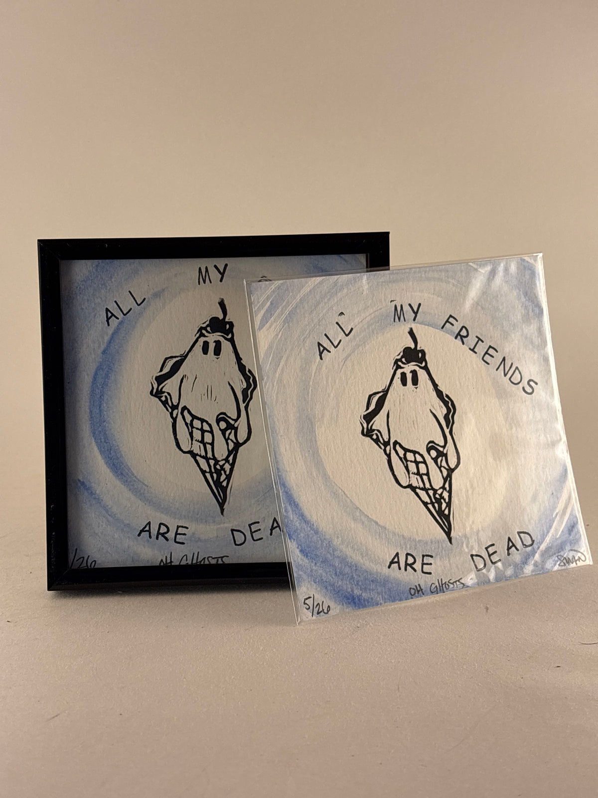 “All My Friends Are Dead” Ghost Print