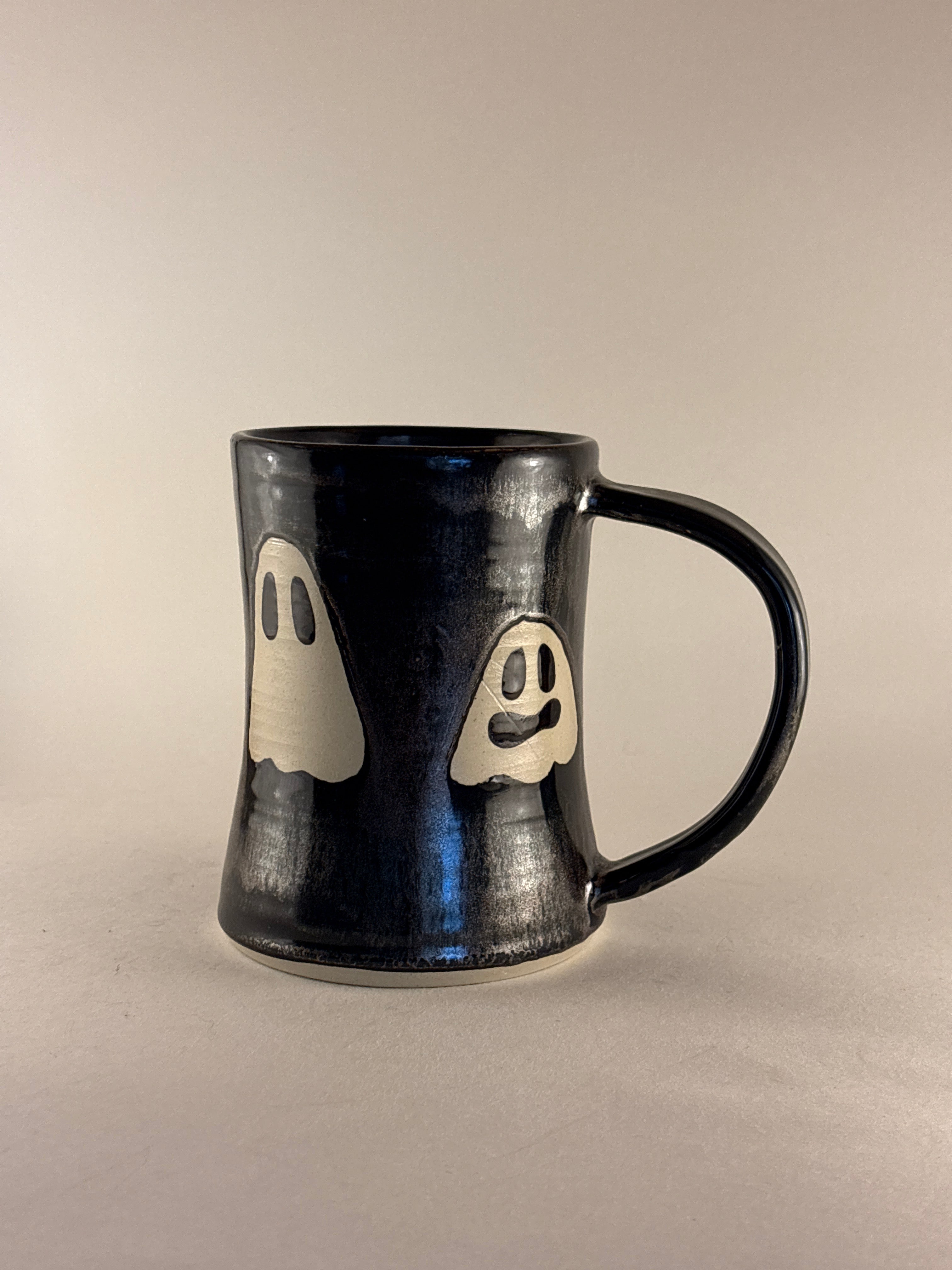Shiny Black Ghost Mug