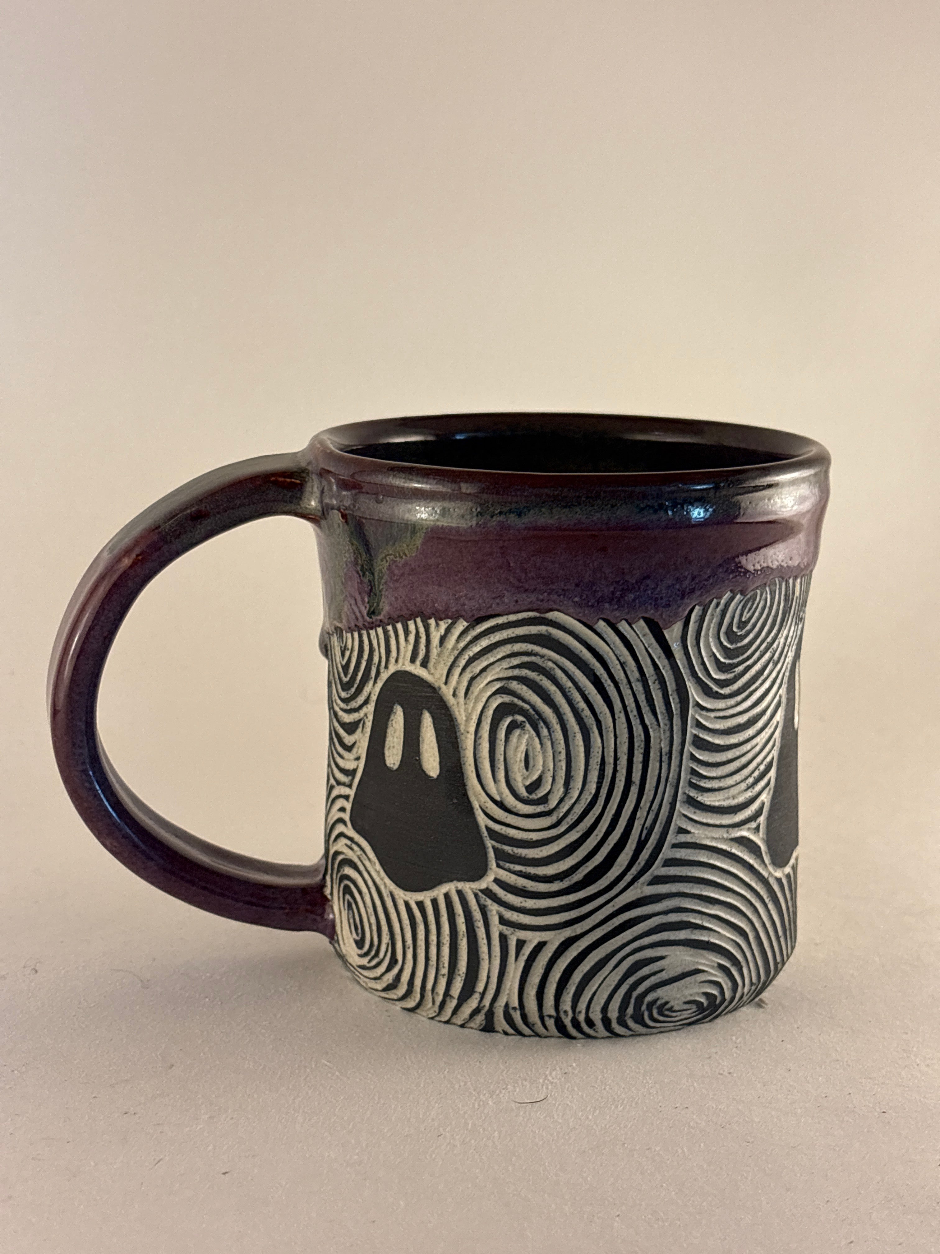 Hand-Carved Gothic Mugs