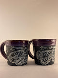 Hand-Carved Gothic Mugs