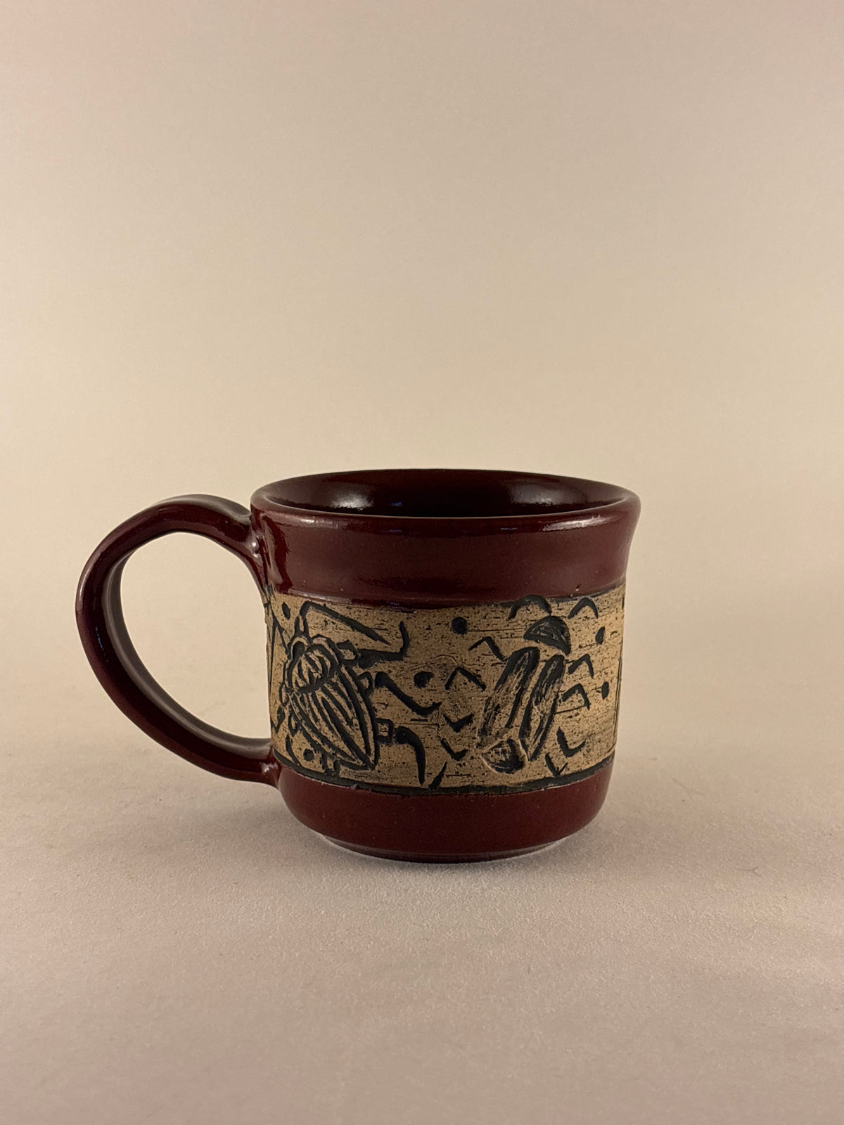 Hand-Carved Gothic Mugs