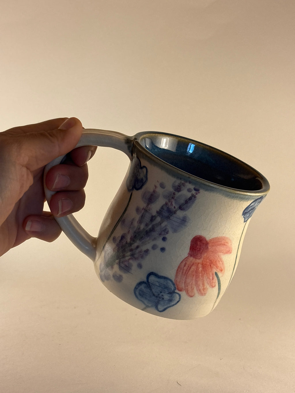 Hand-painted Watercolor Wildflower Mugs & Cups