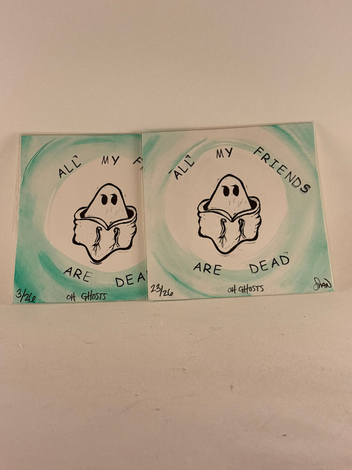 “All My Friends Are Dead” Ghost Print