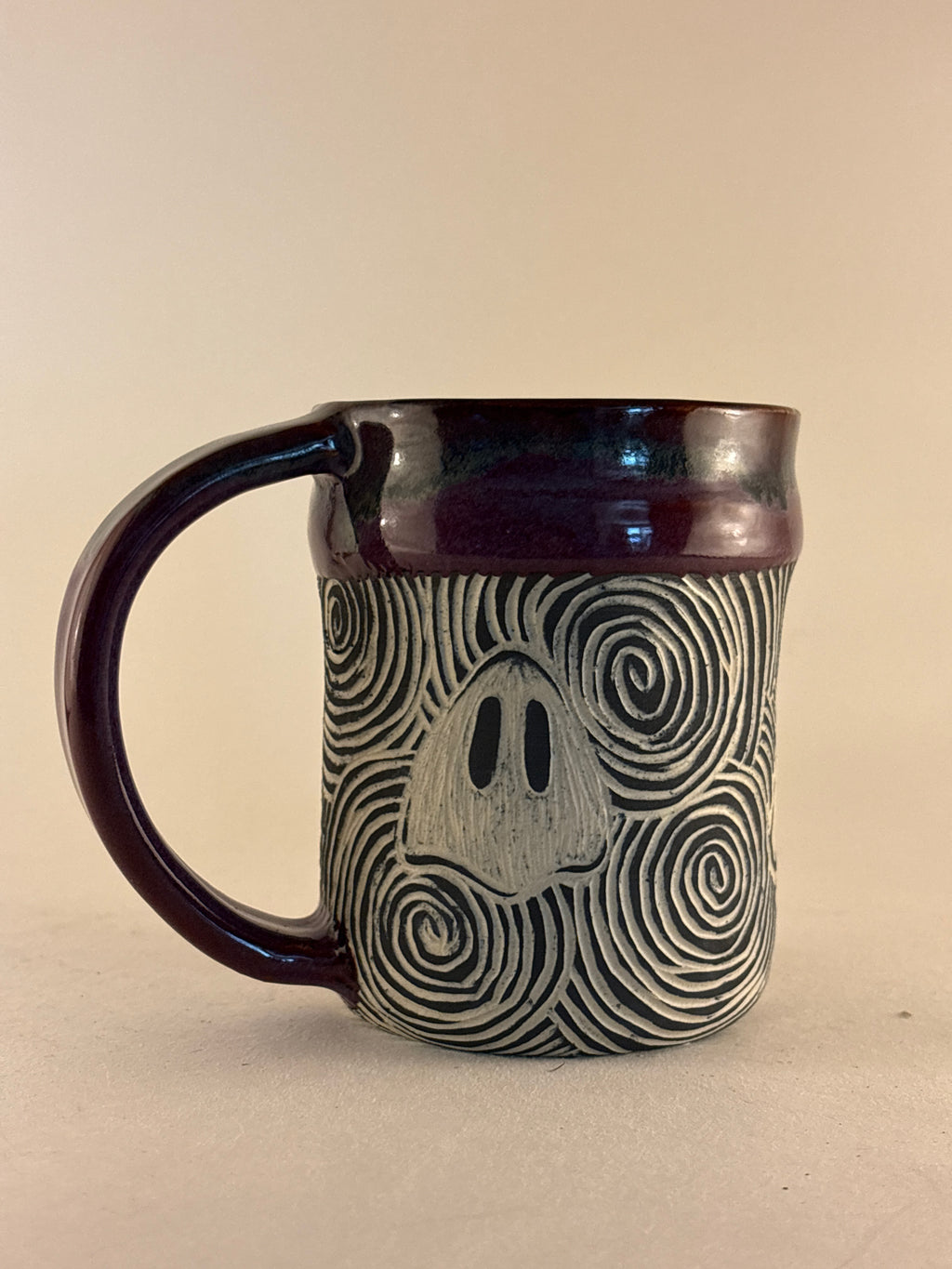 Hand-Carved Gothic Mugs