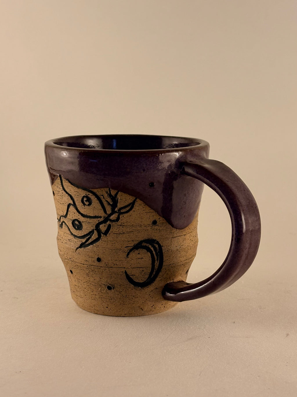 Hand-Carved Gothic Mugs