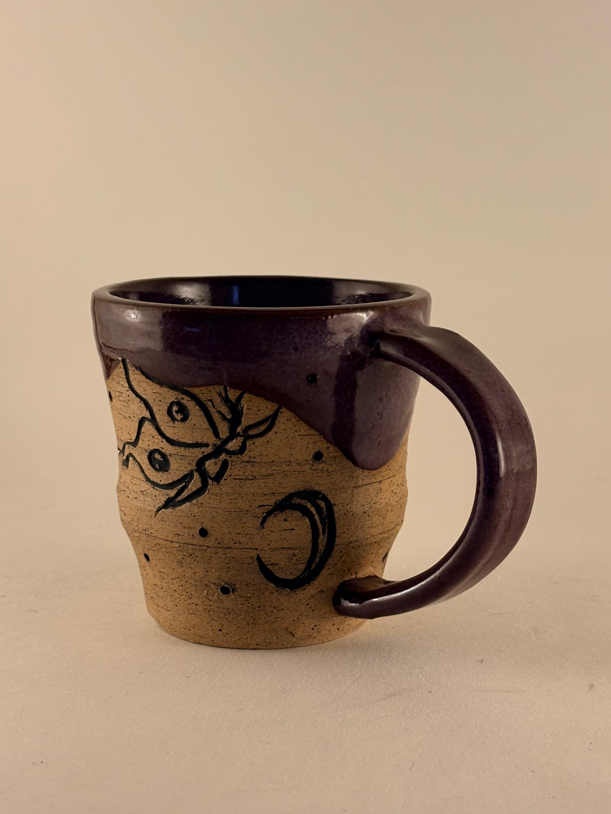 Hand-Carved Gothic Mugs