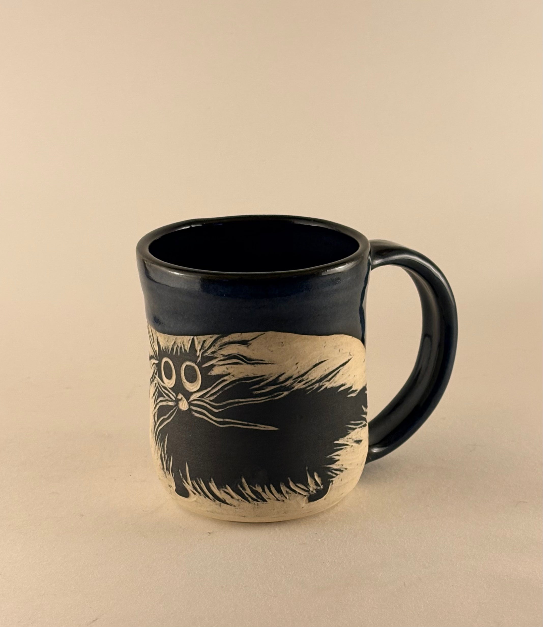Hand-Carved Gothic Mugs