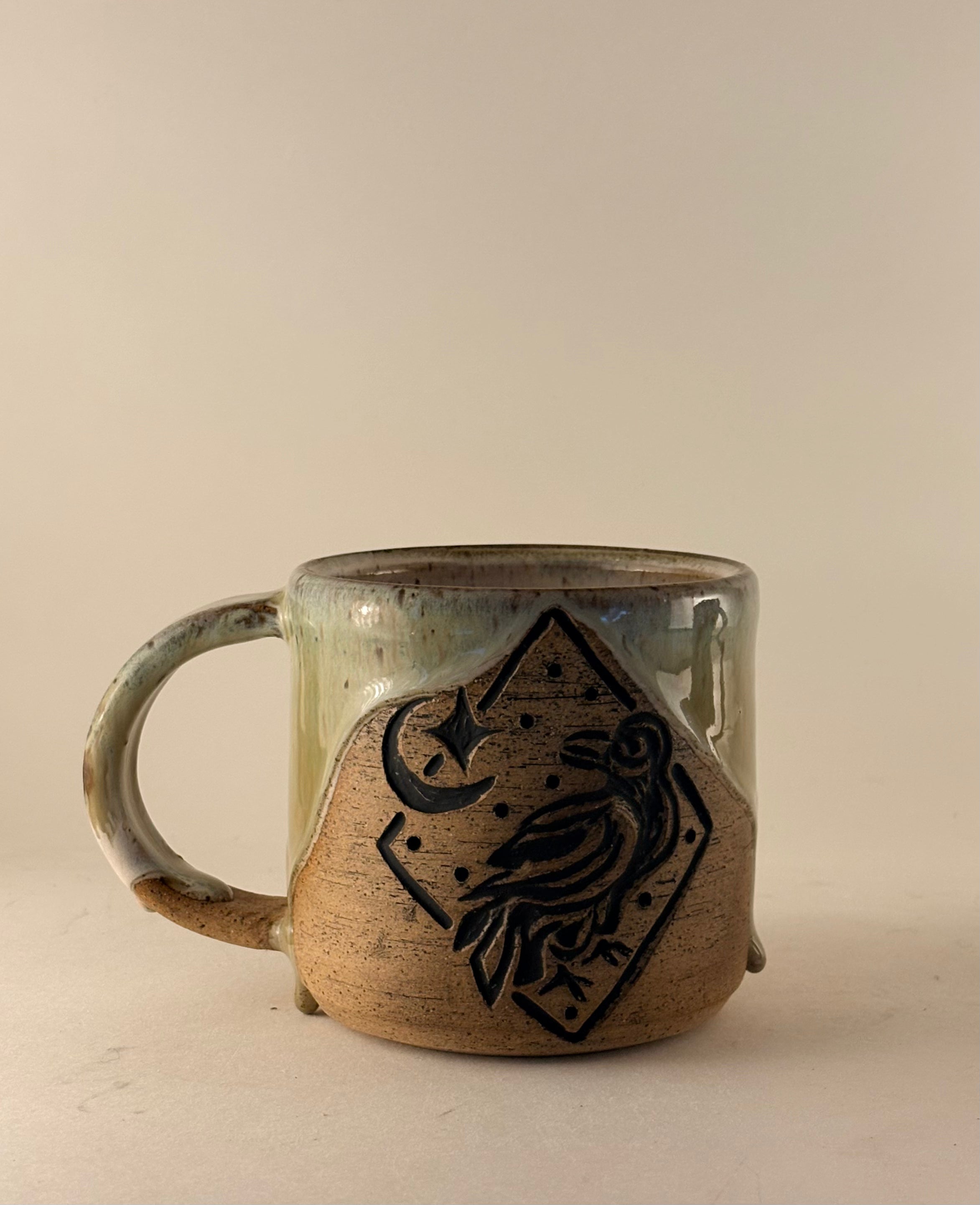 Hand-Carved Gothic Mugs