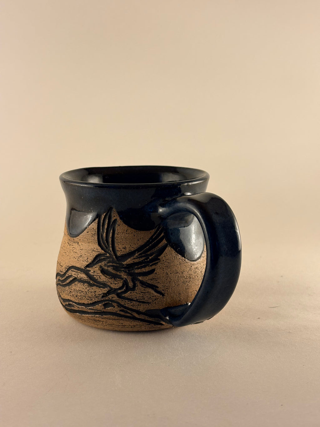 Hand-Carved Gothic Mugs