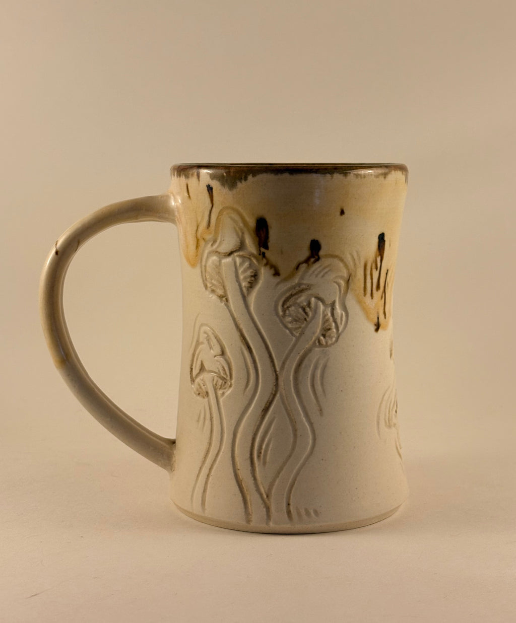 Etched Mushroom Mug