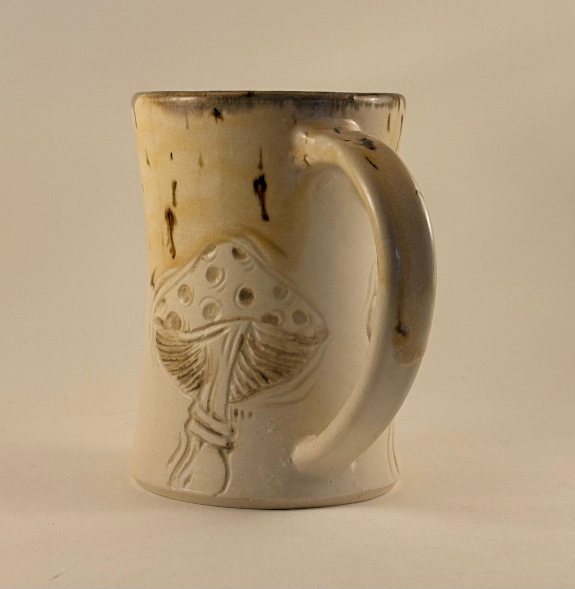Etched Mushroom Mug